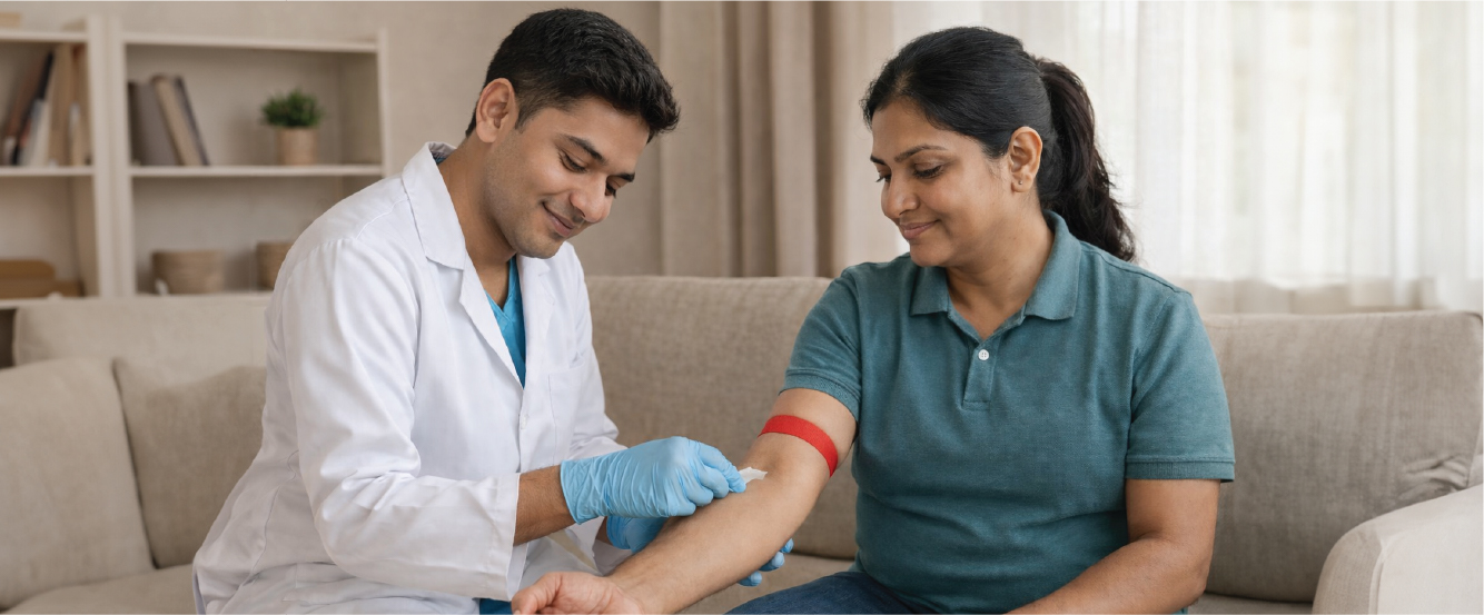 Sample collection banner